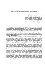 Eseja 'Pārdomas pēc Gija de Mopasāna darba "Nožēla" izlasīšanas', 1.