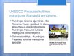 Referāts 'UNESCO Pasaules kultūras mantojums Rumānijā', 19.