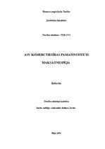 Referāts 'ASV komerctiesību pamatinstitūti', 1.