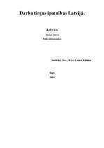 Referāts 'Darba tirgus raksturojums Latvijā', 11.