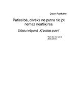 Referāts 'Daces Rukšānes stāstu krājums "Ķīpsalas putni"', 1.