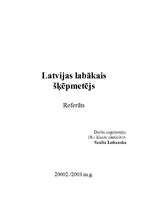 Referāts 'Izcilais šķēpmetējs Jānis Lūsis', 1.