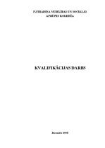 Referāts 'Mājas aprūpes nepieciešamība Kocēnu pagastā', 1.