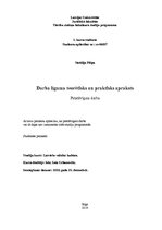 Konspekts 'Darba līguma teorētisks un praktisks apraksts', 1.