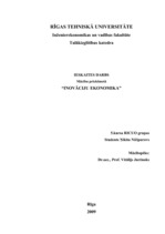 Konspekts 'Inovāciju ekonomika', 1.