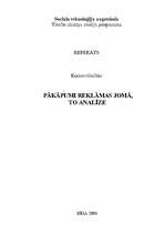 Referāts 'Maldinoša reklāma', 1.