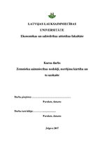 Referāts 'Zemnieku saimniecības nodokļi, norēķinu kārtība un to uzskaite', 1.