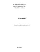 Referāts 'Aktīvā viela "Venlafaxine hydrochloride"', 1.