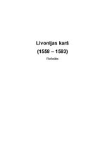 Referāts 'Livonijas karš', 1.