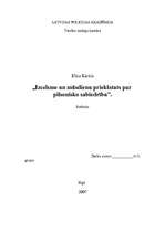Referāts 'Izcelsme un mūsdienu priekšstats par pilsonisko sabiedrību', 1.