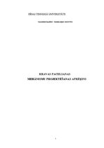 Paraugs 'Kravas pacelšanas mehānismu projektēšanas aprēķins', 1.