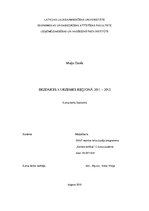 Referāts 'Bezdarbs Kurzemes reģionā', 1.