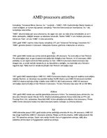Konspekts '"Intel" un "AMD" procesoru attīstība', 7.