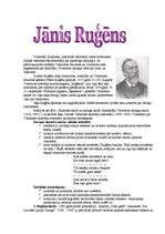 Referāts 'Jānis Ruģēns', 1.