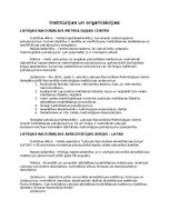 Konspekts 'Latvijas un starptautiskās institūcijas un organizācijas', 1.