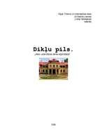 Referāts 'Dikļu pils', 1.