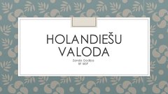 Prezentācija 'Holandiešu valoda', 1.