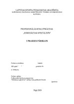Prakses atskaite 'Profesionālās kvalifikācijas rekreācijas speciālists', 2.