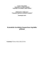 Referāts 'Kanoniskās korelācijas izmantošana tirgzinību pētīšanā', 1.