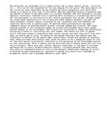 Eseja 'The World Is a Dangerous Place to Live in', 1.