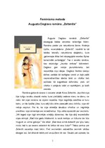 Referāts 'A.Deglava romāns "Zeltenīte"', 1.