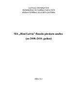 Referāts '"Rimi Latvia" finanšu pārskatu analīze', 1.