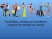 Prezentācija 'Patērētāju tiesības un pienākumi Eiropas Savienībā un Latvijā', 1.