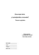 Referāts 'Viesnīcu un restorānu nozares apraksts', 1.