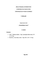 Konspekts 'Jaunie mediji', 1.