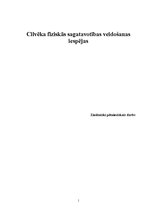 Referāts 'Cilvēka fiziskās sagatavotības veidošanas iespējas', 1.