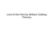 Prezentācija '"Lord of the Flies" by William Golding: Themes', 1.