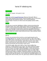 Konspekts 'Ivana IV raksturojums', 1.