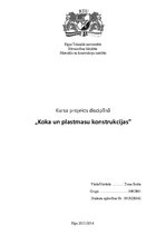 Paraugs 'Kursa projekts disciplīnā "Koka un plastmasu konstrukcijas"', 1.