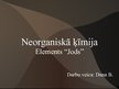 Prezentācija 'Ķīmiskais elements jods', 1.