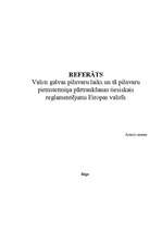 Referāts 'Valsts galvas pilnvaru laiks Eiropas valstīs', 1.