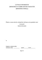 Referāts 'Pilsētu un lauku teritoriju mijiedarbība: Smiltene un tās apkārtējie ciemi kā pi', 1.