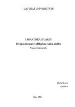 Konspekts 'Eiropas transporta līdzekļu skaita analīze', 1.