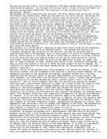 Eseja 'The Great Gatsby Commentary: Chapter 1', 1.