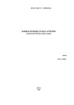 Referāts 'Barības ietekme uz peļu attīstību', 1.