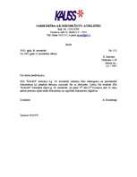 Paraugs 'Lietvedība', 2.