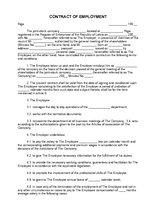 Paraugs 'Contract of Employment', 1.