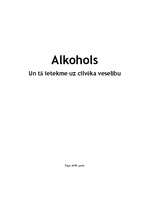 Referāts 'Alkohols un tā ietekme uz cilvēka veselību', 1.