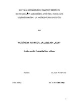 Referāts 'Vādīšanas funkciju analīze uzņēmumā "X"', 1.