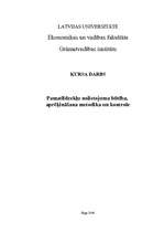 Referāts 'Pamatlīdzekļu nolietojums ', 1.