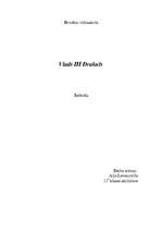 Referāts 'Vlads III Drakula', 1.