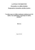 Konspekts 'SIA "Madonas poligrāfists" attieksme pret sabiedrisko attiecību darbu. Tās skaid', 1.