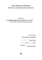 Referāts 'Uzņēmējdarbības finansēšanas avoti', 1.