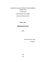 Referāts 'Hiperaktivitāte', 1.