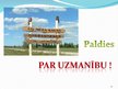 Prezentācija 'Risku analīze atpūtas vietā "Meža salas"', 13.