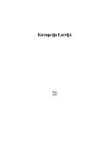 Referāts 'Korupcija Latvijā', 1.